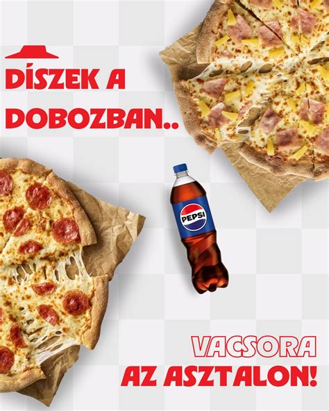 Veszprémium pizza dobozban, elvitelre kész