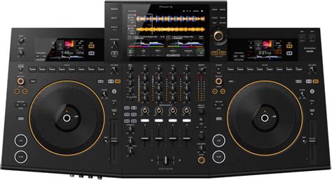 Digitális DJ keverőpult kijelzővel