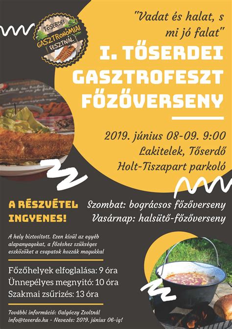 Kőszegi gasztronómiai fesztivál plakátja