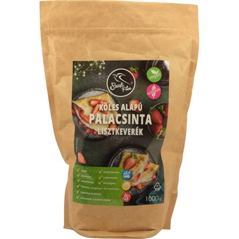Szafi Free hajdinás palacsinta lisztkeverék csomagolása