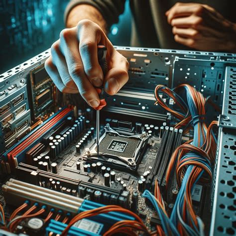 Computer repair and maintenance diagram