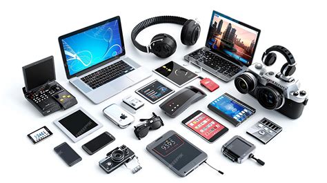 Various electronic devices being repaired
