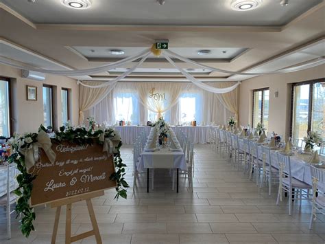 Rendezvényterem berendezése esküvőhöz