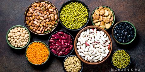Infografika a hüvelyesek tápanyagtartalmáról