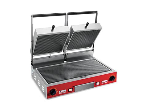 Buffalo dupla kontakt grillsütő különböző ételekkel
