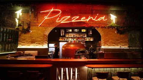 modern budapesti nápolyi pizzéria enteriőrje
