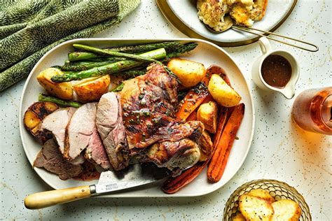 Traditional Sunday roast with all trimmings