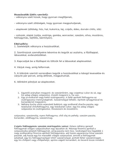 hozzávalók előkészítése linzercsigához