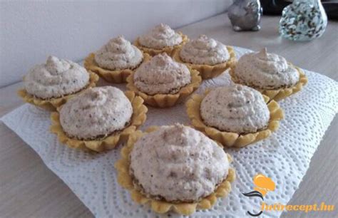 Mascarponés linzer kosárka