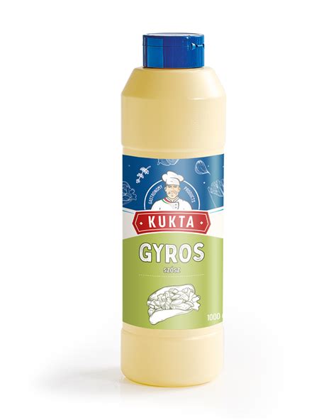 Gyros alapanyagok: hús, zöldségek, szósz