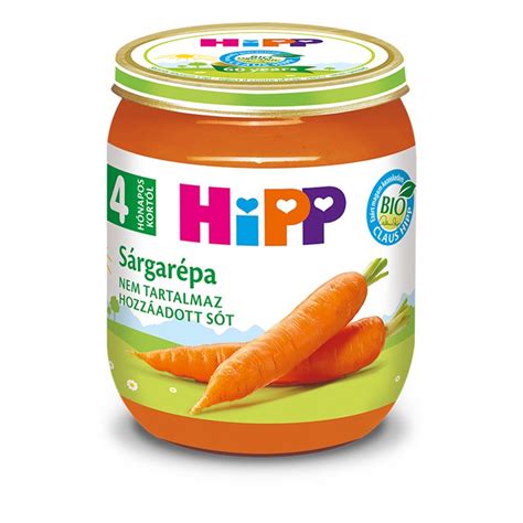 Bébiétel üveg, rajta sárgarépa, borsó, karfiol és csirkehús illusztrációja