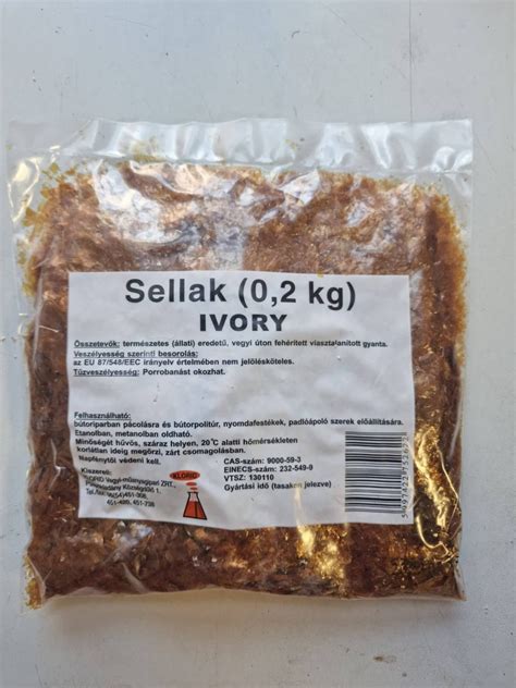 sellak alkalmazása az élelmiszeriparban