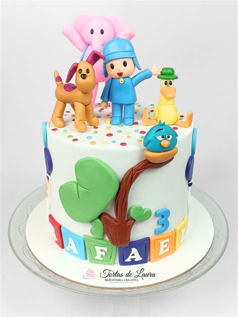 Pocoyo torta dekoráció