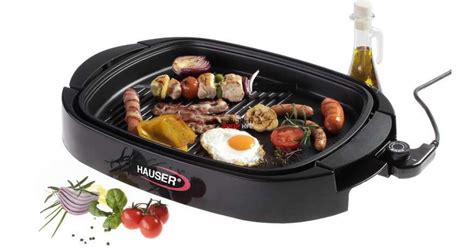 Hauser asztali grill használatban