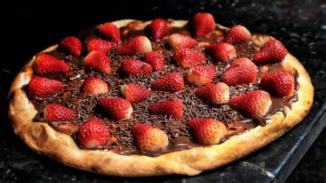 Nutellás pizza