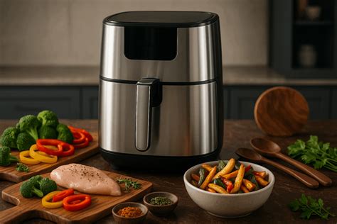 modern konyha grill és air fryer