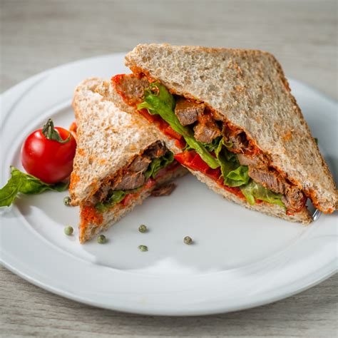 baconos marhahúsos szendvics