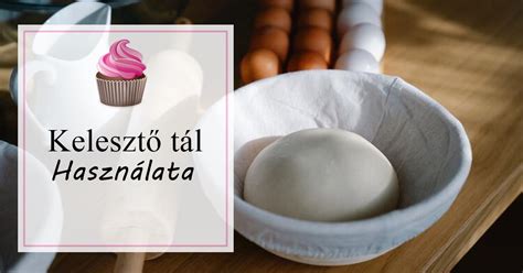 Kelesztő tál rizsliszttel