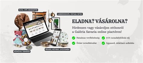 Online piactér felülete