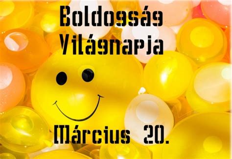 Boldogság Világnapja logó