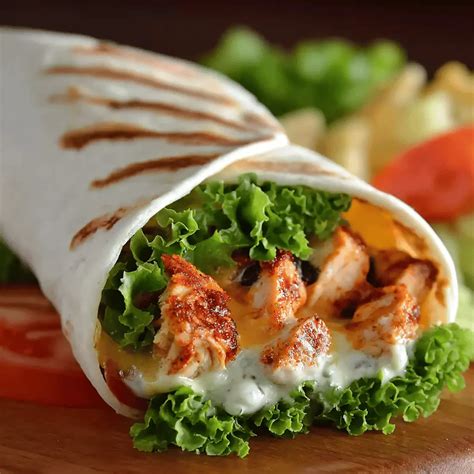 Tortilla wrap csirkével