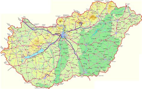 Magyarország térképe kiemelve Sopron postai körzetét, az Alfa Biztosító központi levelezési címének illusztrálására.