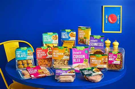 Lidl plant-based product range infographic
