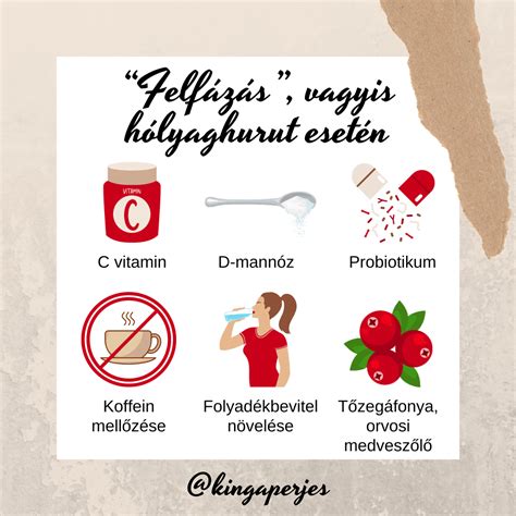 Hólyaghurut megelőzési tippek infografika