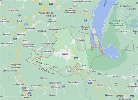 Szalonna és környéke térkép