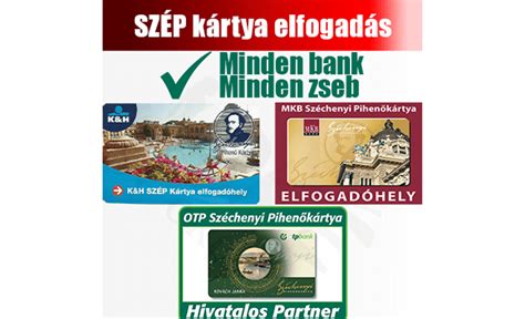 SZÉP kártya logók (OTP, MKB, K&H)