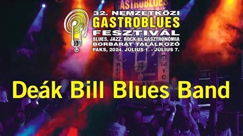 Deák Bill Blues Band koncert közben