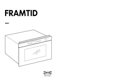 IKEA FRAMTID MW3 mikrohullámú sütő elölnézete