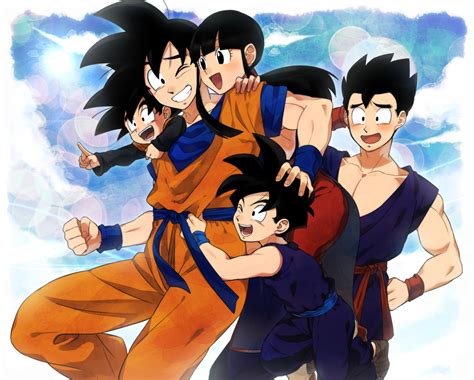 Goku családja: Chi-Chi, Gohan, Goten