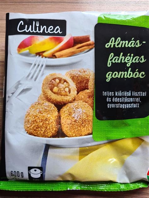 Kész almás gombóc tálalva