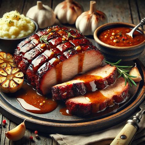 Sertéskaraj fokhagymás szósszal