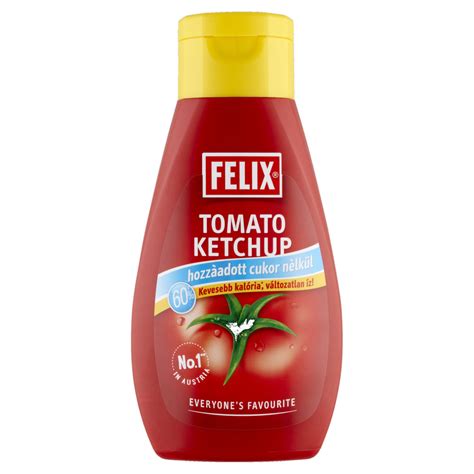 Felix ketchup hozzáadott cukor nélkül