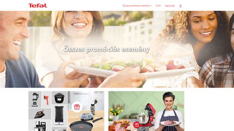 Tefal termékcsalád áttekintő grafika