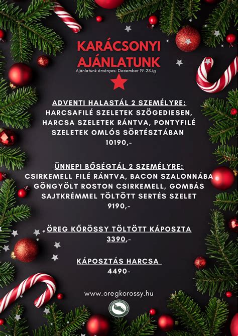 Karácsonyi ételrendelés illusztráció