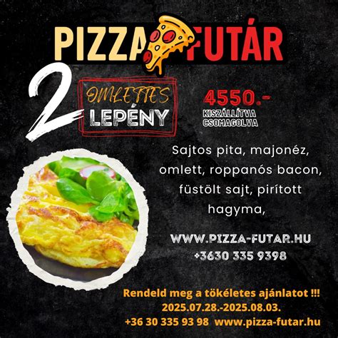 Pizza futár kézbesítés közben