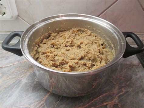 diós töltelék készítése