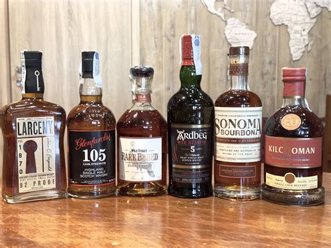 Whisky, bourbon és scotch poharakban
