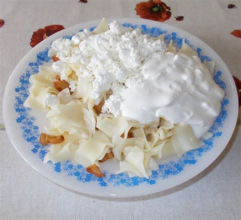 A túrós tészta alapanyagai