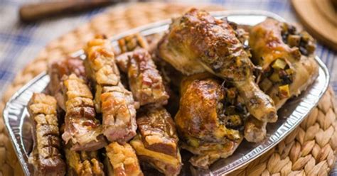 Csirkecomb töltve darált hússal