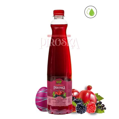 Smoothie Piroska Szörp hozzáadásával