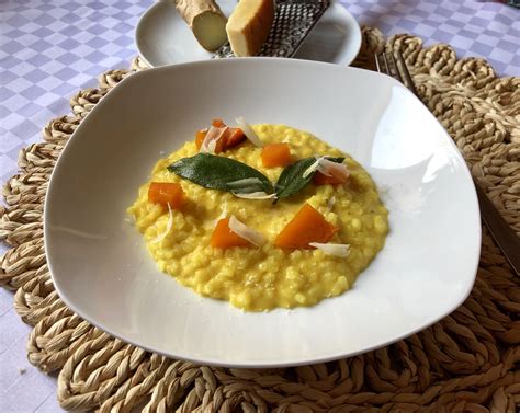 Sütőtökös rizottó parmezánnal