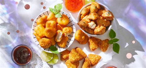 Csirke McNuggets és szószok