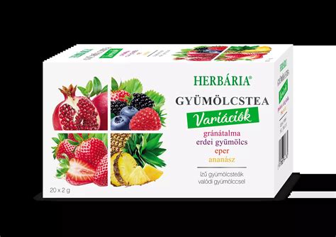 Erdei gyümölcstea összetevői