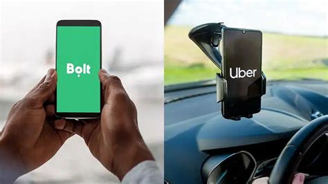 Uber és Bolt alkalmazások felületei