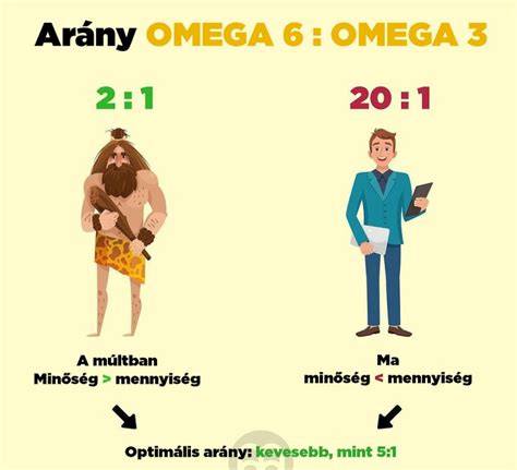 Az omega-3 és omega-6 zsírsavak aránya