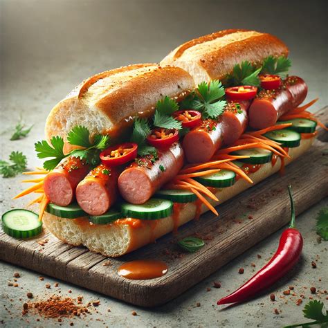Kolbászos szendvics friss zöldségekkel